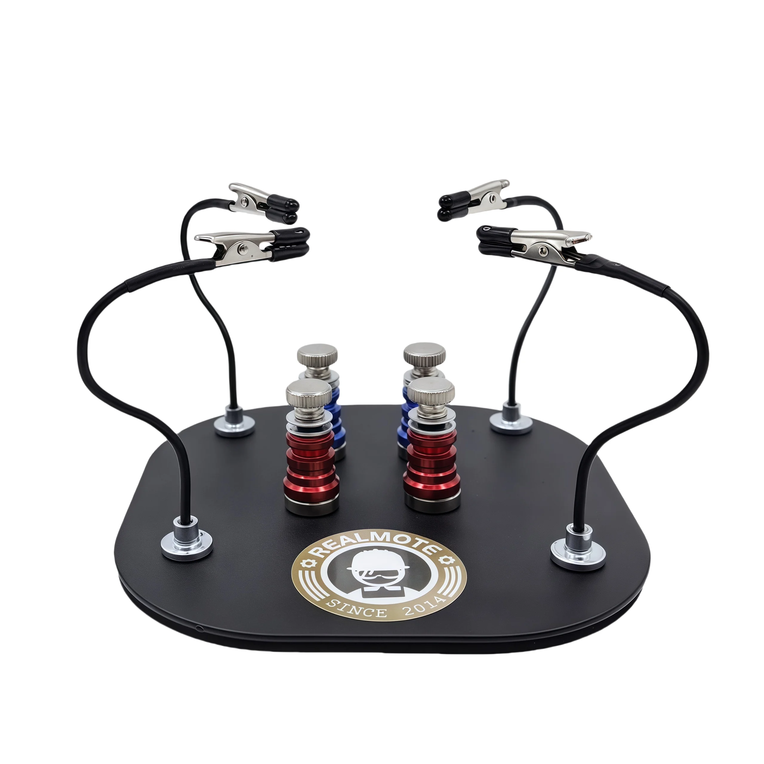 منصة لحام حامل PCB عالمية مع دبابيس مغناطيسية تركيبات الأخدود مقاطع قابلة للانحناء للإصلاح الإلكتروني للوحة الدوائر