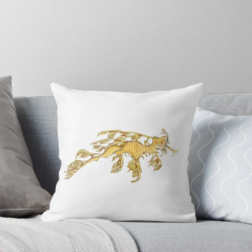 

Leafy Seadragon Throw Pillow Couch Cushions christmas cushions covers anime girl pillow