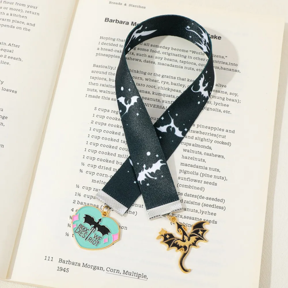 Segnalibro a nastro con drago fantasy Fantasy Romanzo Fan Accessorio per libri Appassionato di drago Indicatore di libri Materiale scolastico Cancelleria per ufficio