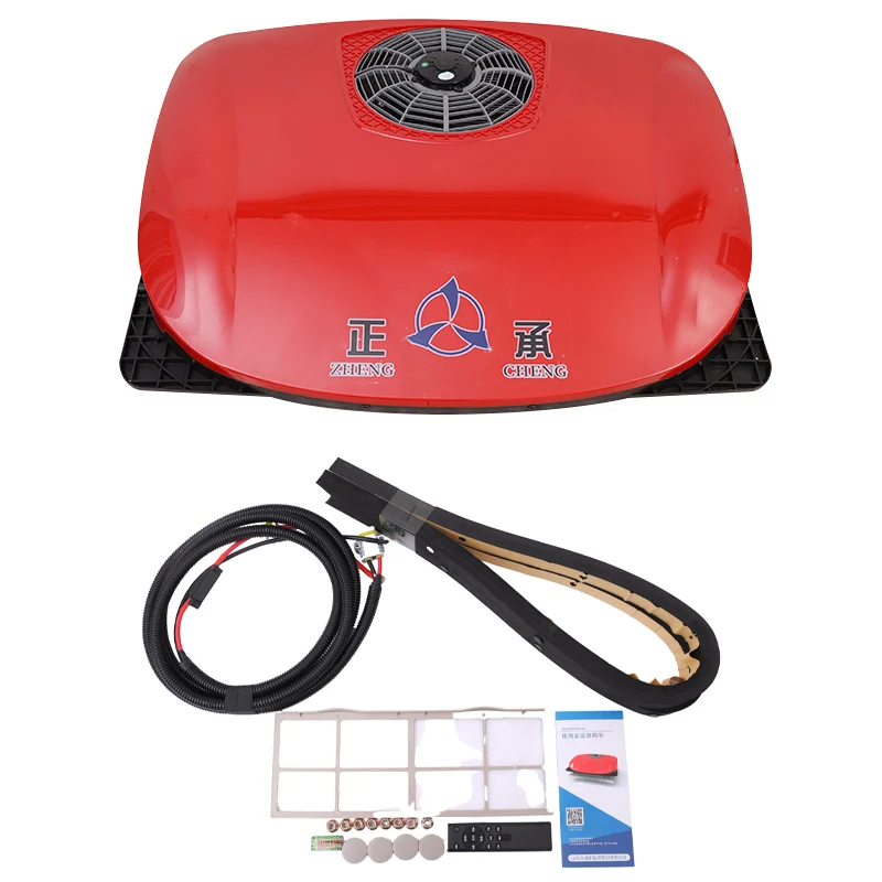 

Truck 24V Parking Air Conditioner Silent Overhead Integrated RV Engineering Truck Crane Forklift 12V Parking Air Conditioner