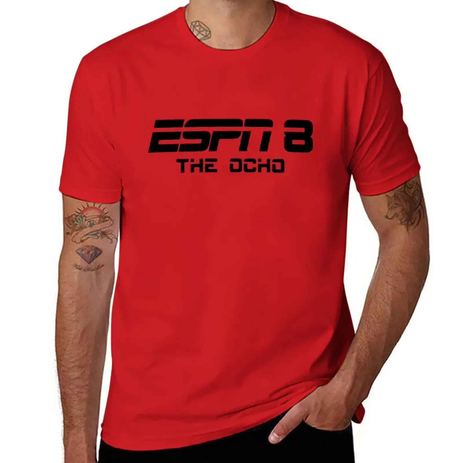 

Dodgeball - ESPN 8 - The Ocho T-Shirt anime clothes plain men workout shirt