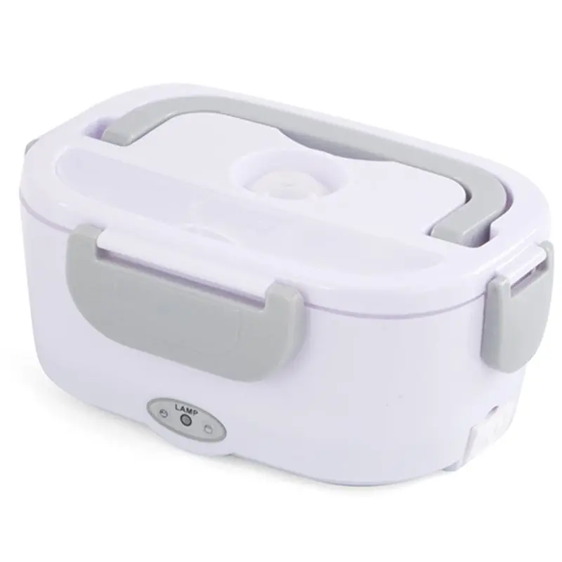 

A05G-US Plug Electric Heated-Lunch Box Stainless Steel Outdoor Portable Food Heating Warmer Container Office Use