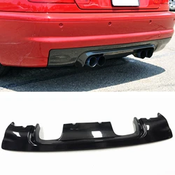 Labbro diffusore paraurti posteriore stile CSL per BMW E46 M3 2000-2006 COUPE 2 porte vera fibra di carbonio/fibra di vetro Spoiler Splitter Kit