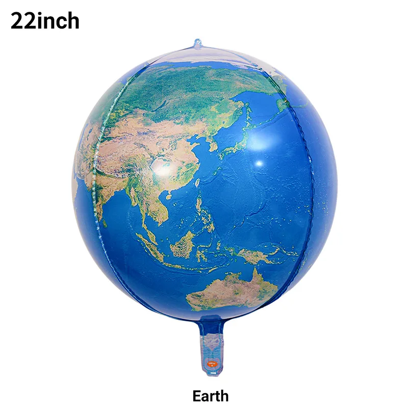 22 Inch 4D Starry Sky Sun Moon Space Eight Major Planets Series Aluminum Film Balloon Decoration Layout Scene Balloons