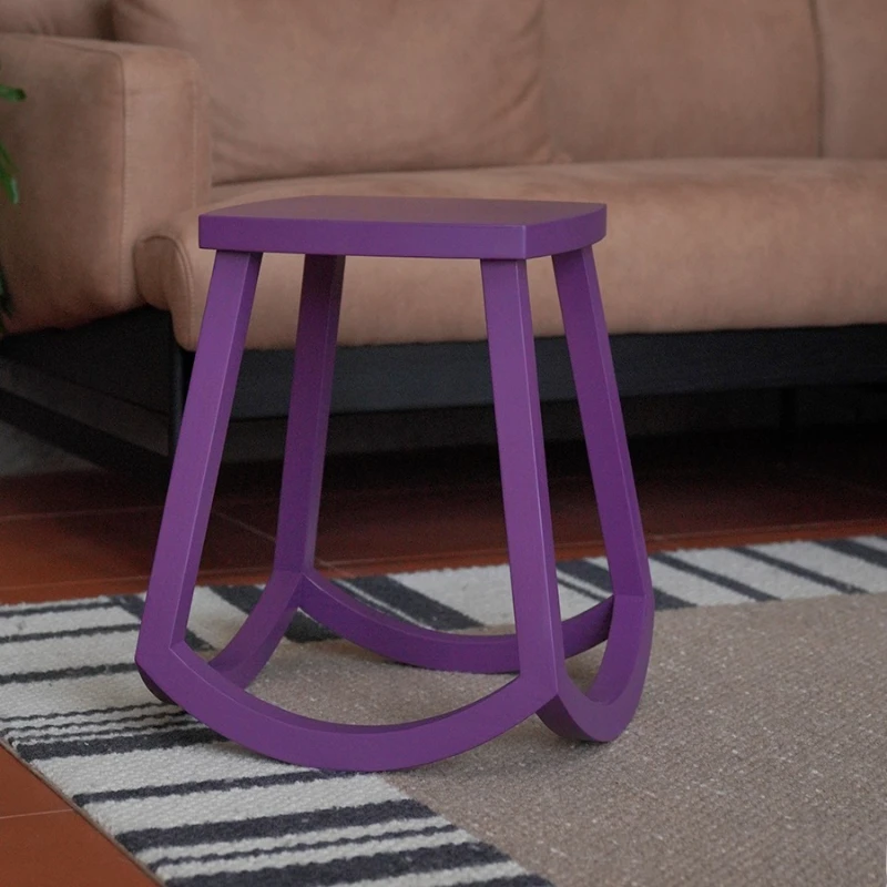 

Stool household solid wood stool designer light luxury high-end dining chair girls bedroom makeup