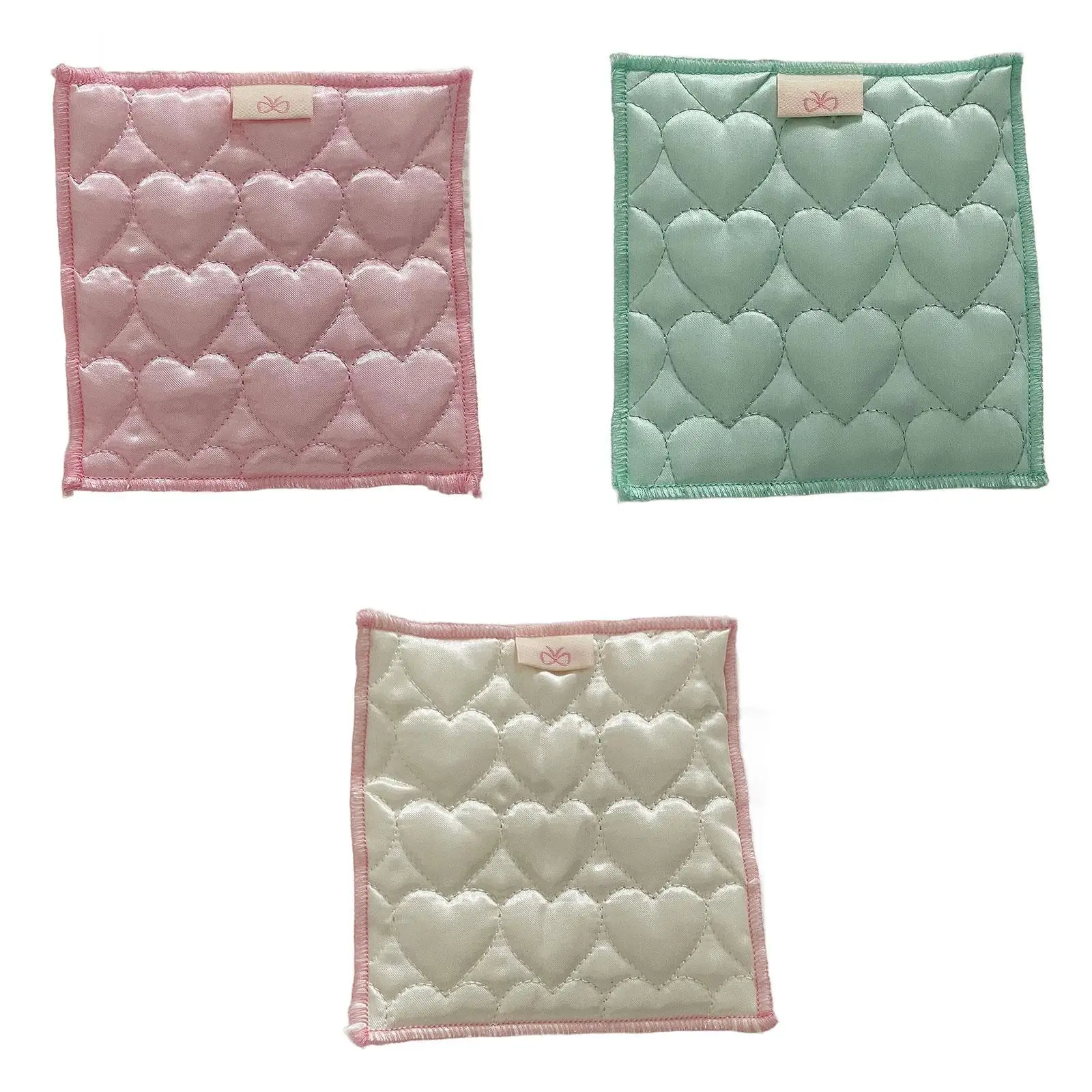Quilted Coaster Home Decor for Glass Cup for Farmhouse Home Countertop