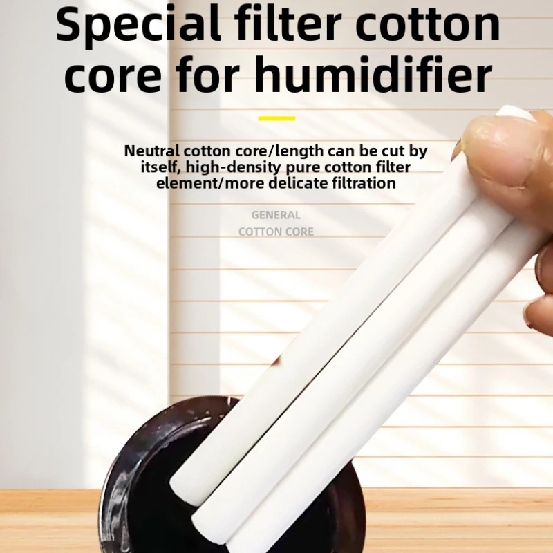 10Pcs 8/9mm*240mm Humidifier Filter Replacement Cotton Sponge Stick for Home Humidifier Aroma Diffuser Mist Maker Air Humidifier