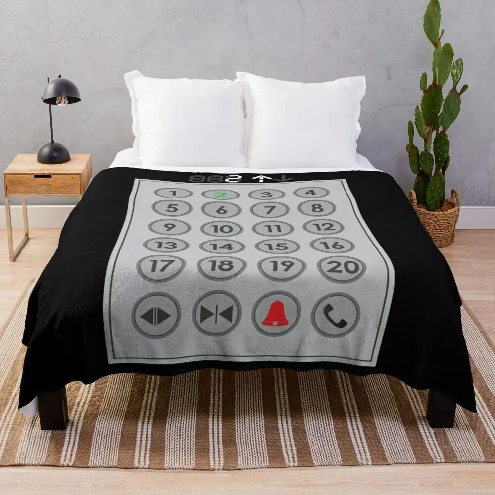 

Elevator Mechanic Number Pad Throw Blanket Winter beds funny gift Sofa Throw Soft Plush Plaid Blankets
