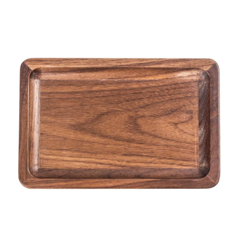 Walnut Wood Rolling Tray, Natural Black Walnut, Weed Herb, Tobacco Accessories