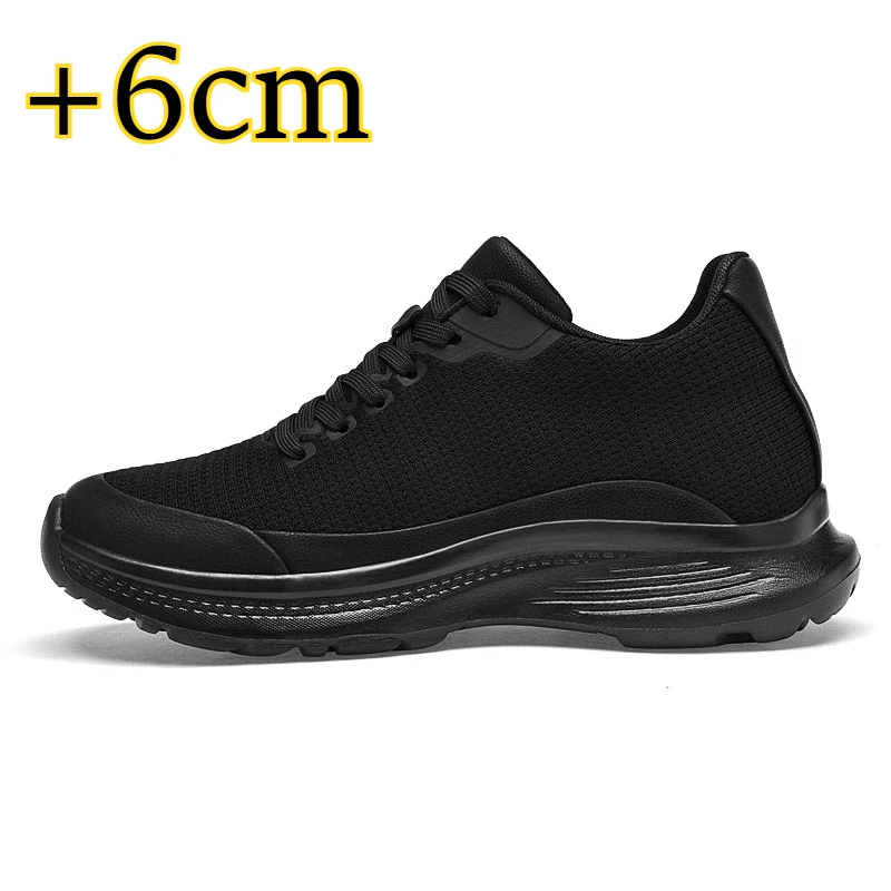 

Men's Running Shoes Air Cushion Sneakers Breathable Mesh Outdoor Athletic Height Increase Walking Shoes Size EU 37-45