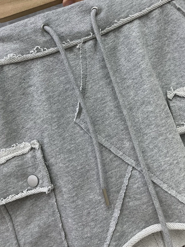 Gyaru Rok Leuke Cargo Minirok Zachte Badstof Zakken Kant Korte Rok voor Vrouwen Tiener-meisje Lente Zomer Y2K Acubi Outfit