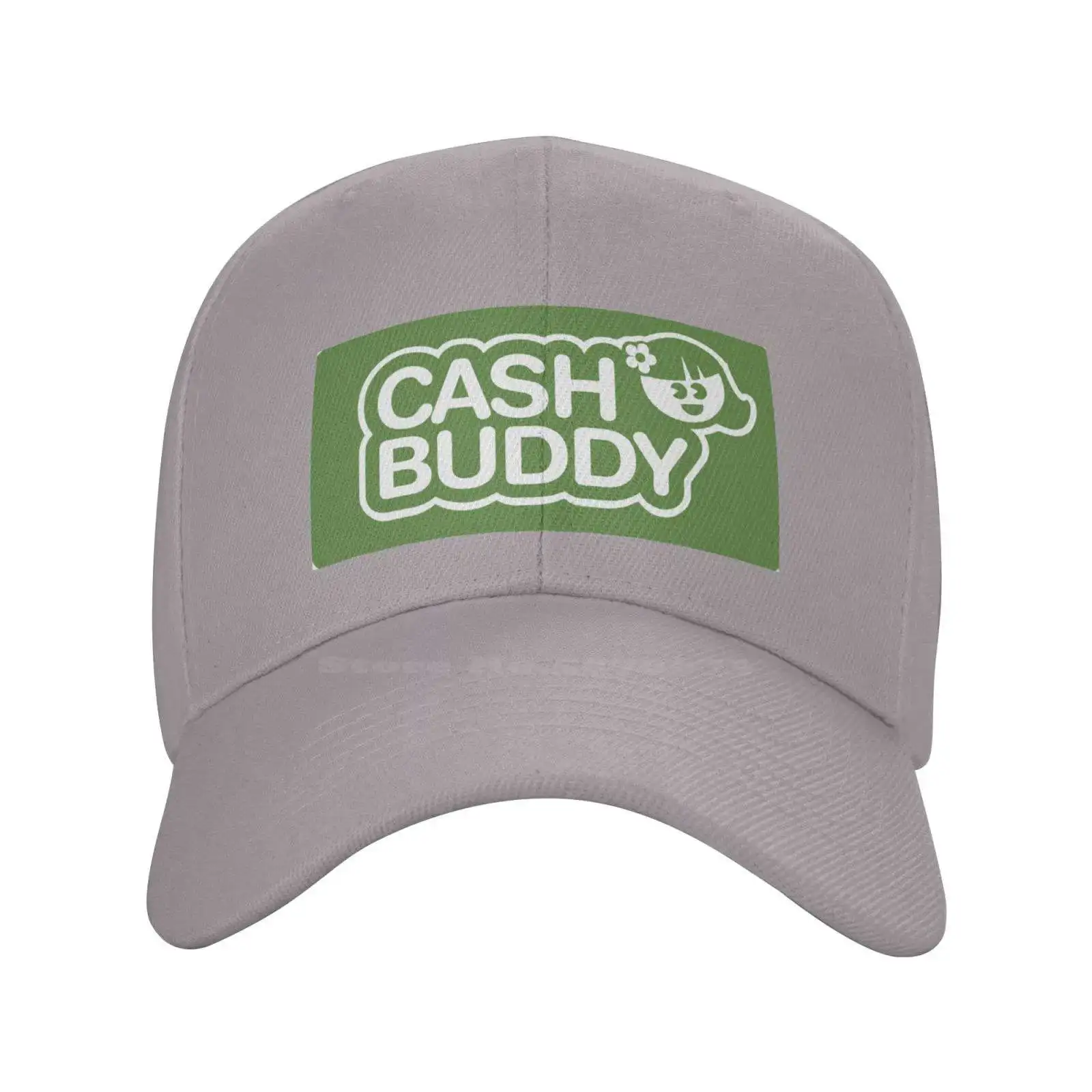 Cash Buddy Logo Print Graphic Casual Denim cap Knitted hat Baseball cap