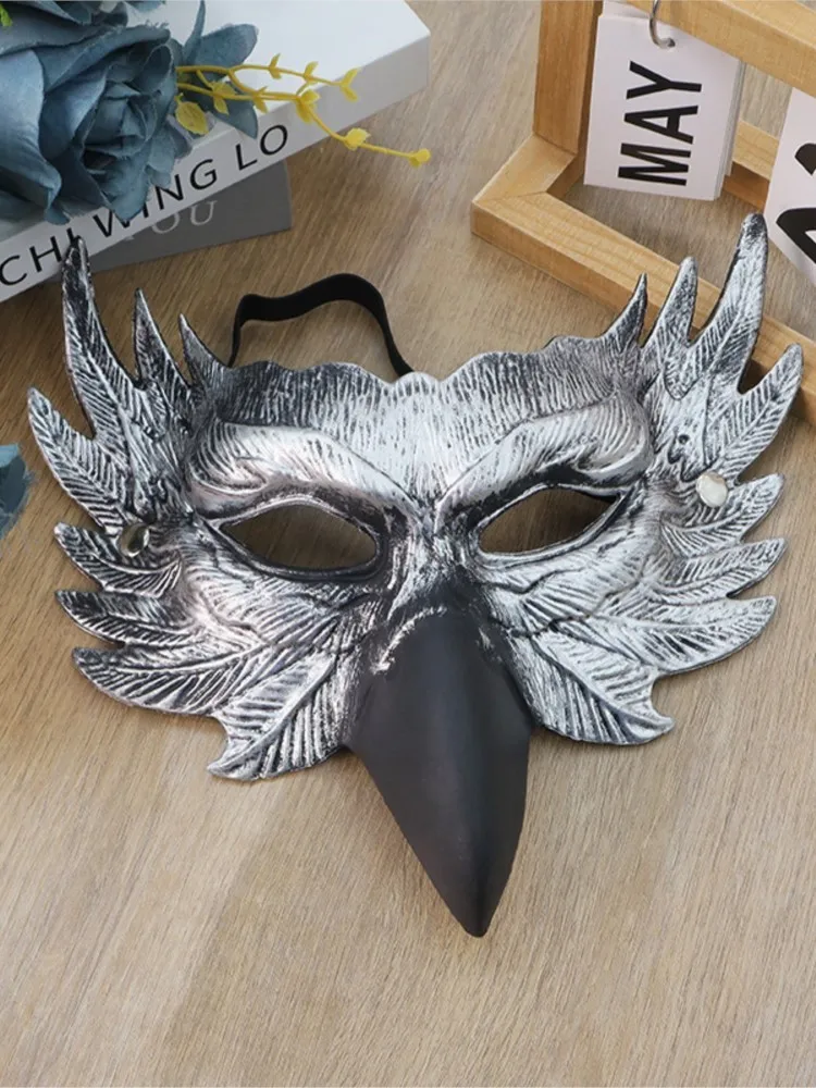 Maska na oczy Sexy Pióra Wodny Dziób Wenecka Maskarada Bal Halloweenowy Przebranie Kostium Rekwizyty Damska Męska Maska na Twarz