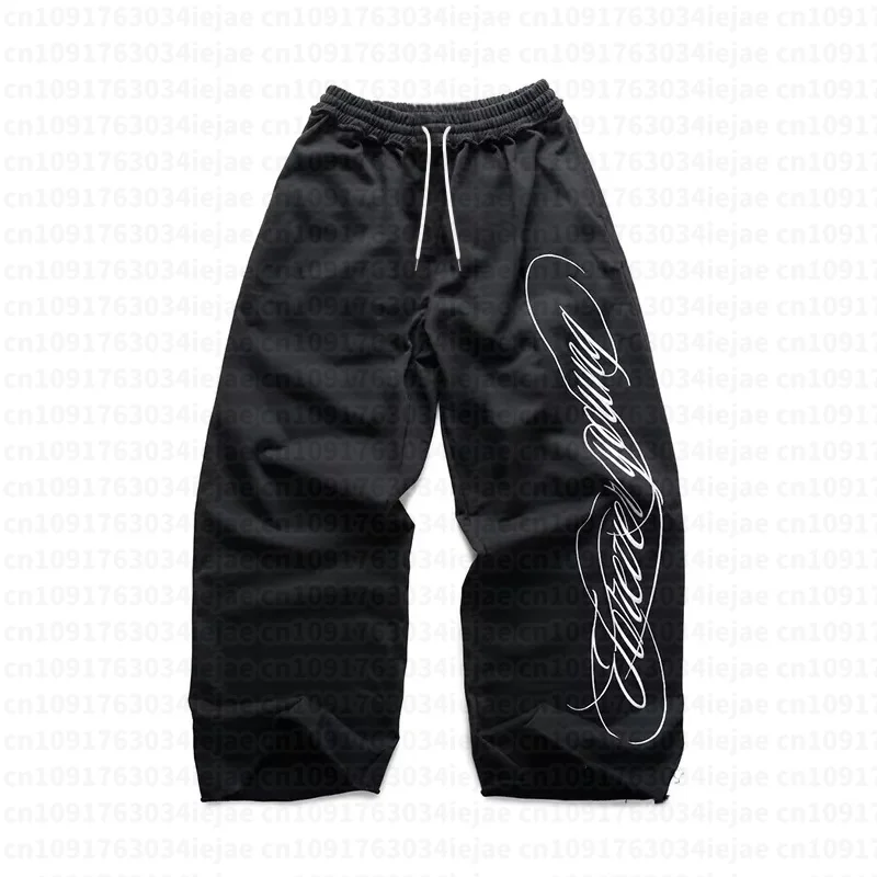 2026 Y2K Amerikanische Hip-Hop-Hose mit Buchstabendruck, Streetwear für Männer, Frauen und Kinder, Personalisierte Retro-Jogginghose mit weitem Bein, Lässige Hose – Detail 5