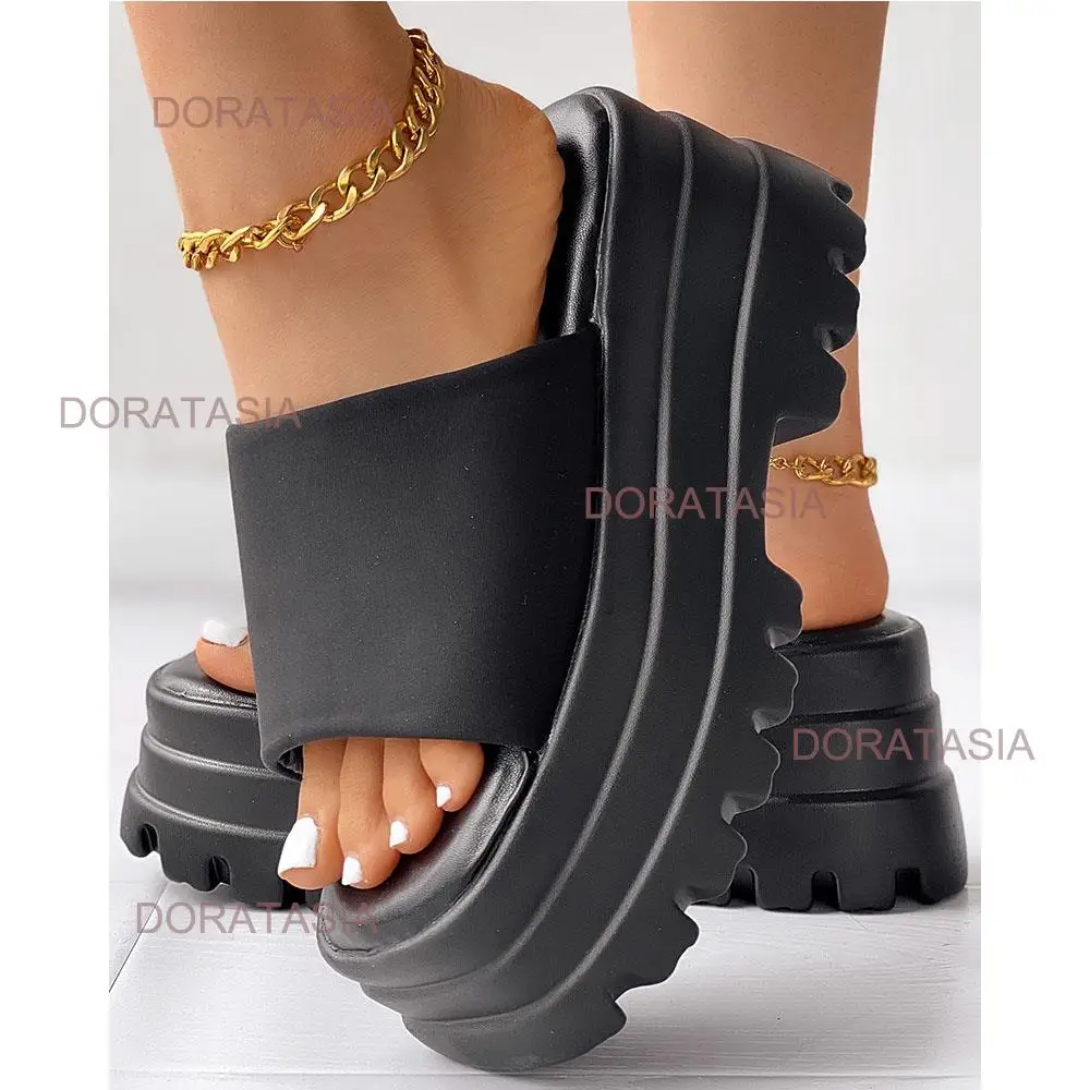 DORATASIA 2023 nowych przypadkowych kobiet Gladiator buty grubym dnem platformy klapki damskie rzym moda wygodne letnie wysokiej jakości buty