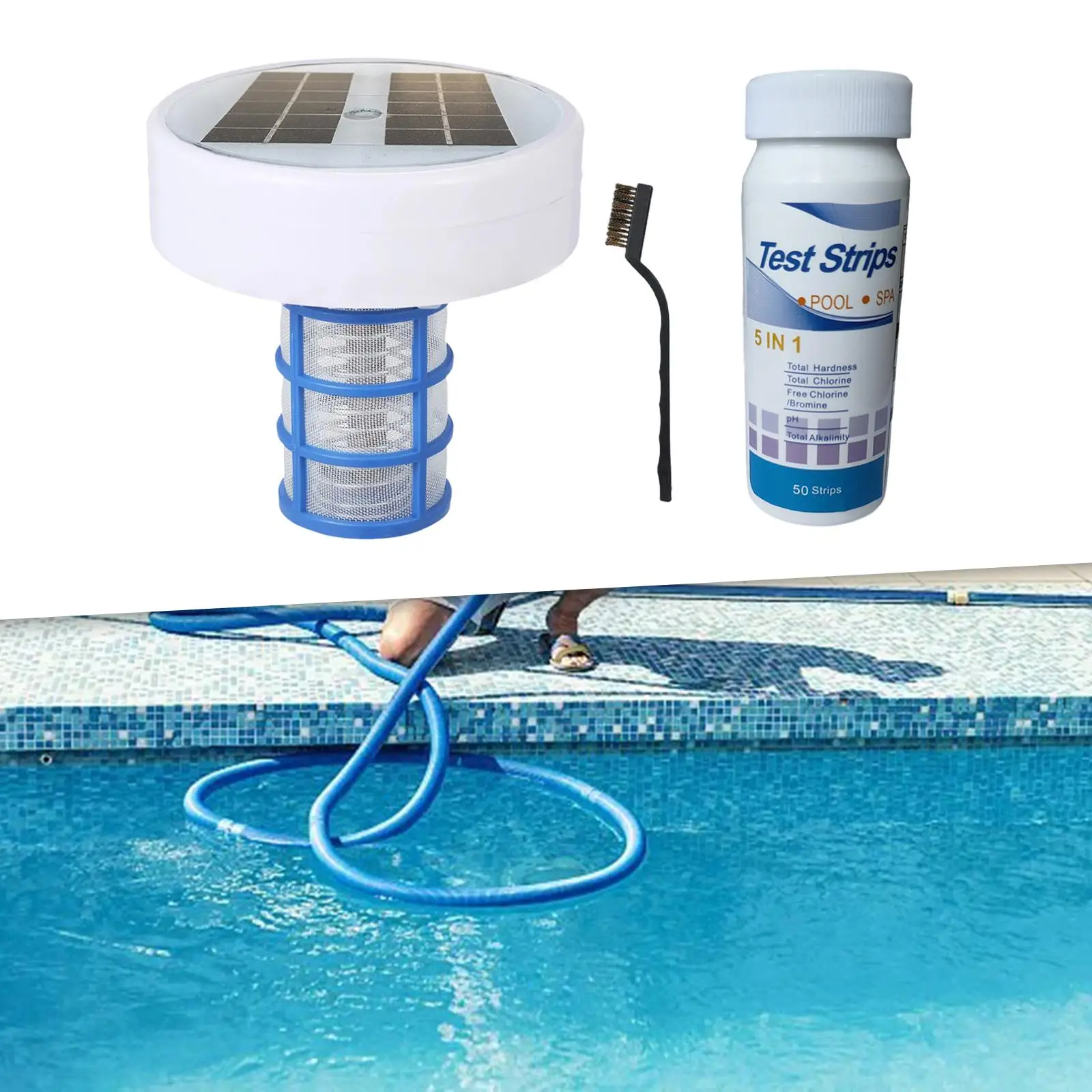 Solar Pool Lonizer Pool Cleaner Floating Water Cleaner Pool Purifier for Water Parks Villa Pools Bath Pools SPA Landscape Pools