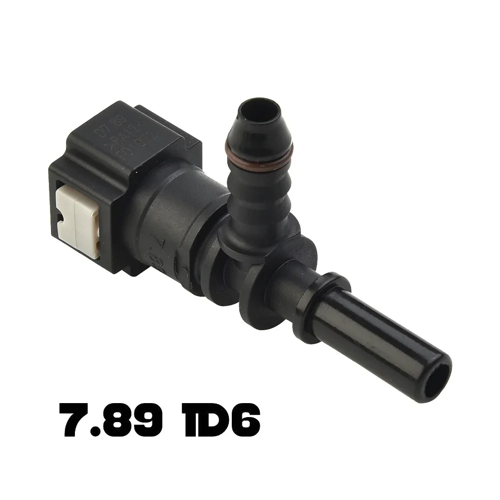 7.89ID6Female Car Fuel Line Hose Quick Release Connector Coupling Tee Fitting Nylon Hose Coupler Connector Car Release Connector