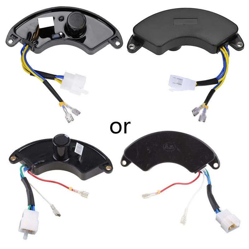 Генератор AVR, автоматический регулятор напряжения, простой в использовании регулятор-выпрямитель для 5-6,5 кВт, Прямая поставка