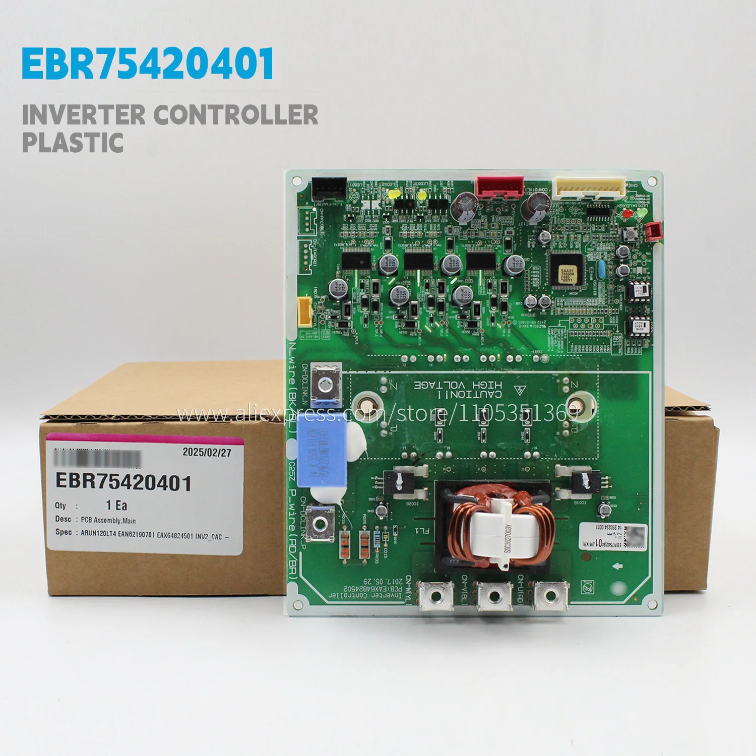 Controlador Inverter de Plástico INV (Onboardin) EBR75420401 EAX64824502 para Unidad Exterior LG Multi V IV ARUN140LTE4 ARUN200LTS4