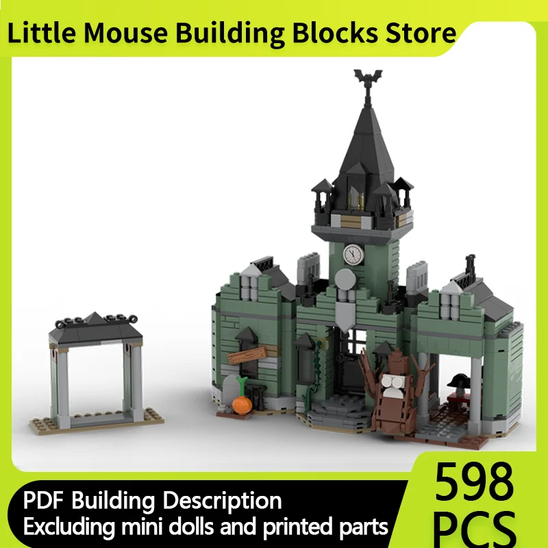 

Модель City Street View MOC Building Bricks Town Vintage Manor Модульная технология Подарки Праздник Сборка Детские игрушки Костюм