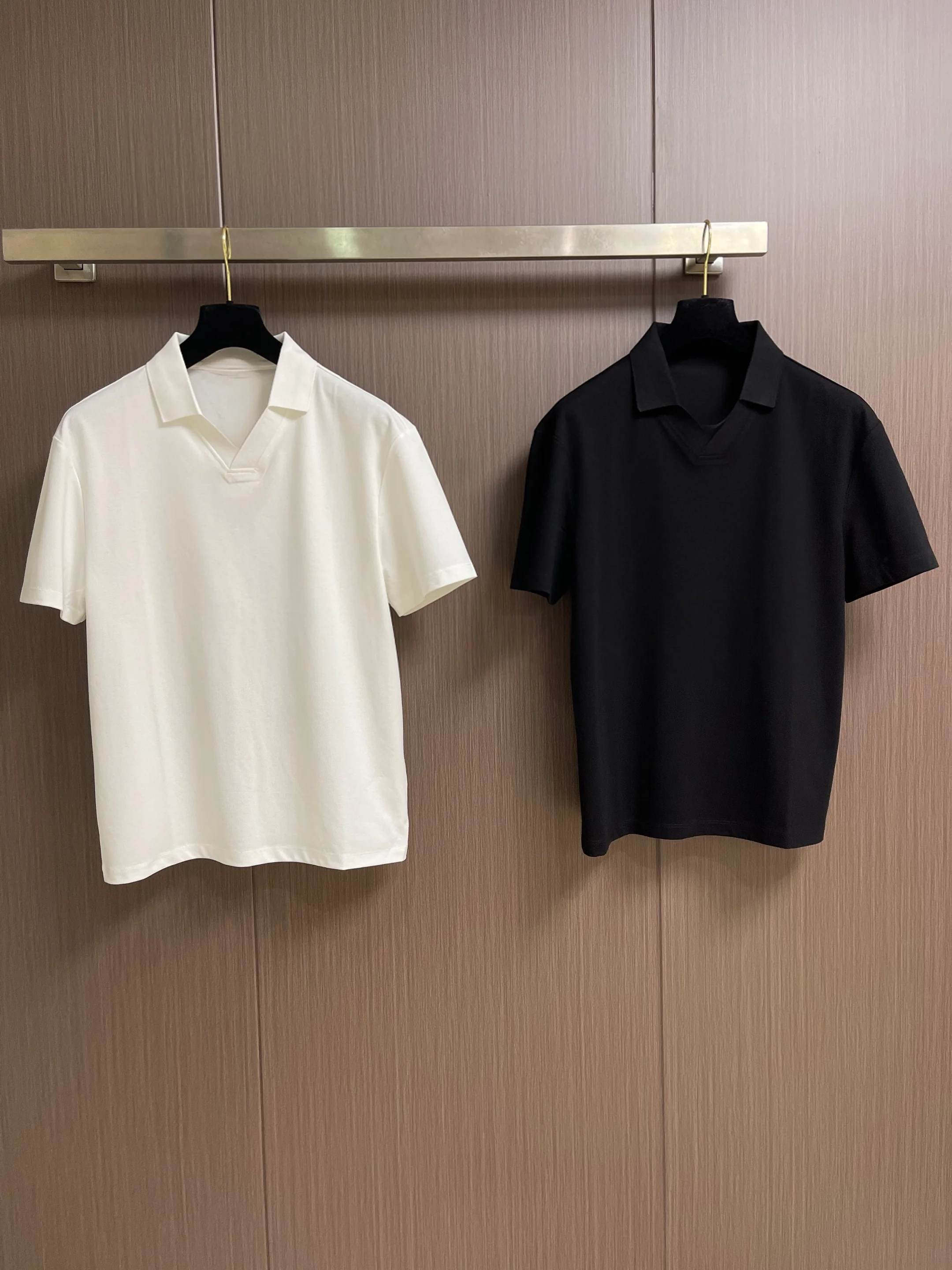

Italian Style Luxury Men's Casual Cotton Blend Short Sleeve Shirt Summer 2026 Fashion Trend Easy Care Color