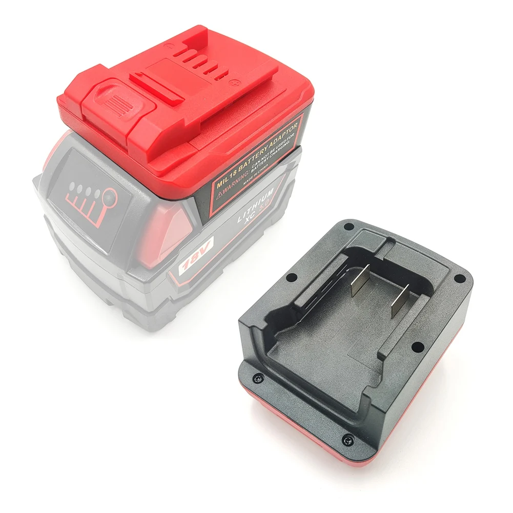 Battery Tool Adapter Converter for Milwaukee 18V Li-Ion Battery to for Einhell Power X-Change 18V Li-Ion Battery Tool