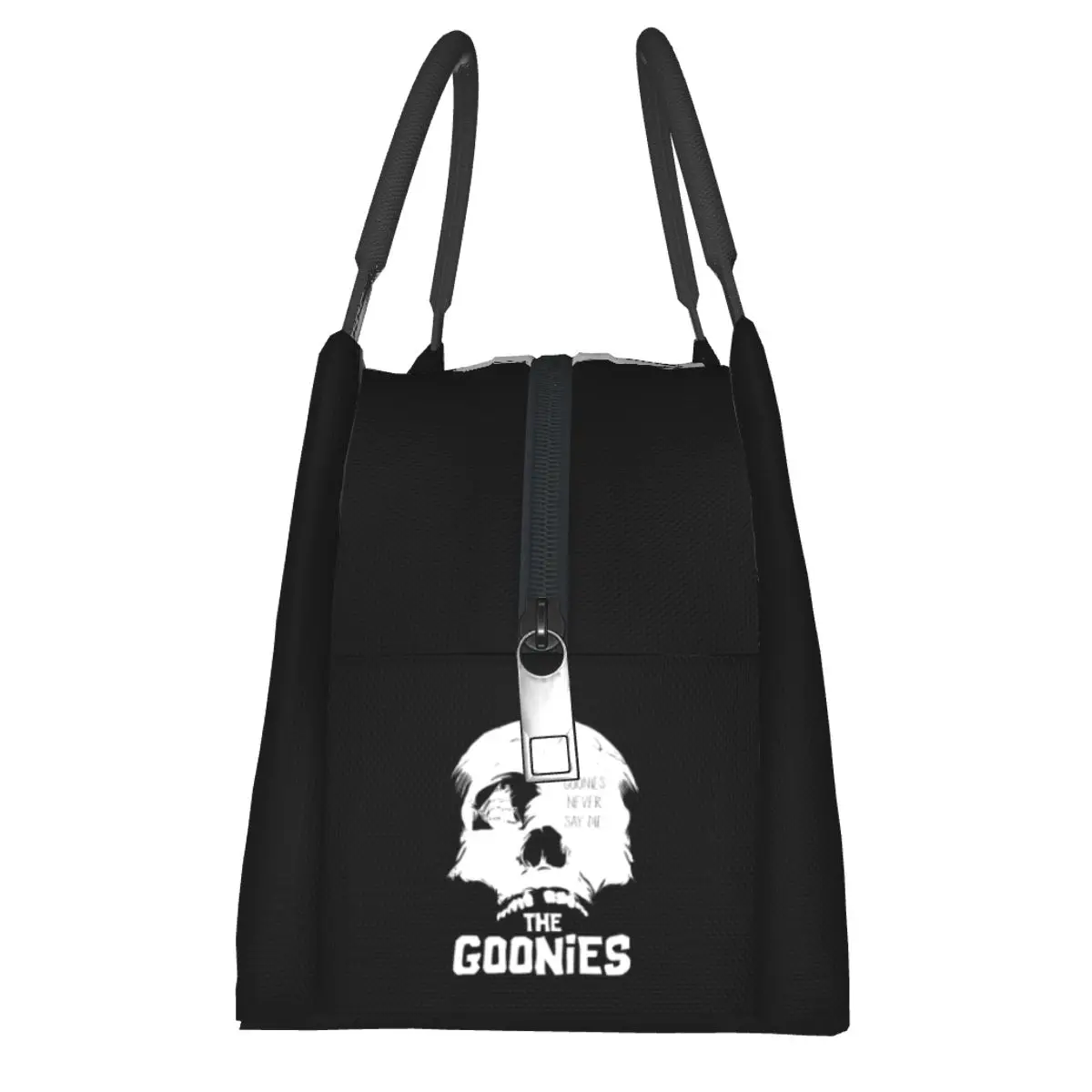 Goonies Never Say Die Bolsas de almuerzo Caja Bento aislada Bolsa de almuerzo reutilizable Bolsas de picnic Bolsa térmica más fresca para mujer Estudiante Escuela