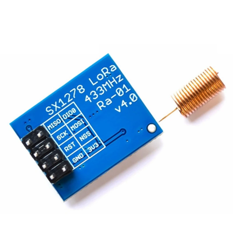 ABFT-2X Ra-01 Lora SX1278 433M โมดูลการส่งข้อมูลสเปกตรัมแบบไร้สายระยะไกลที่สุด 10KM