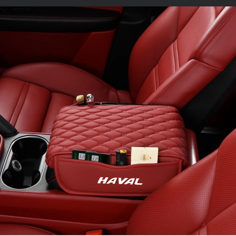 NEW! Car Center Console Protector Cover Thicken Armrest Box Cushion For Haval Jolion H6 F7 H2 H3 H9 M6 F7X 2023 GWM