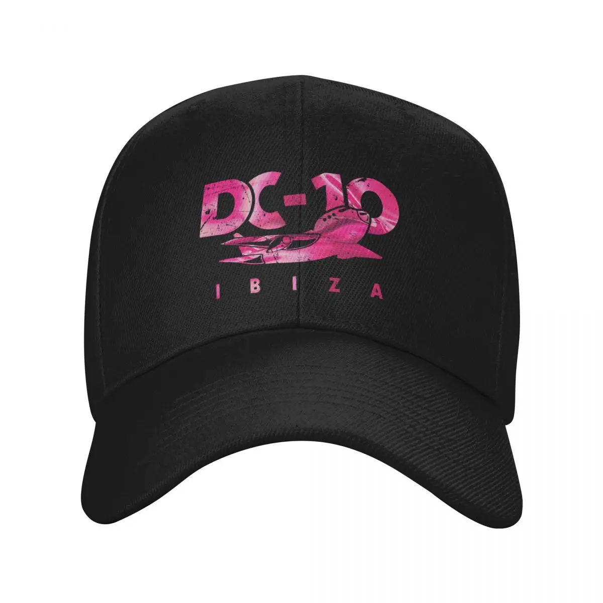 DC10 Bar Club IBIZA: MODEL black vintage rose gold Club legend by La French Touch Baseball Cap