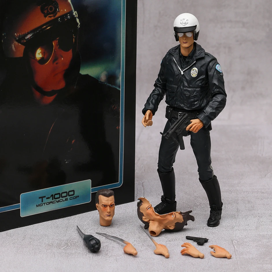 

NECA T-1000 Motorcycle Cop Terminator 2 Judgement Day Collector's 7" Scale Action Figure