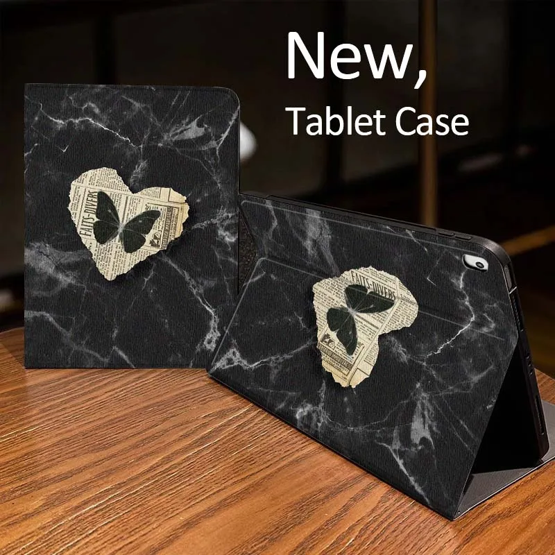 Black Butterfly Dark Clouds For iPad Pro mini Air 1 2 4 3 5 6 7 8gen 9gen 11 M2 M3 M4 6th 7th 10th 11th Gen 2025 Tablet Case