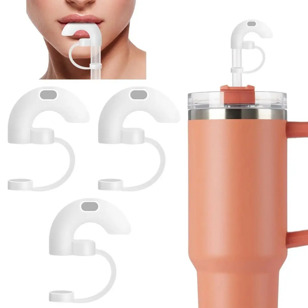 Reusable Anti Wrinkle Straw Covers Leak-Proof Silicone Wrinkle Free Straw Cover for /Tumbler Cup