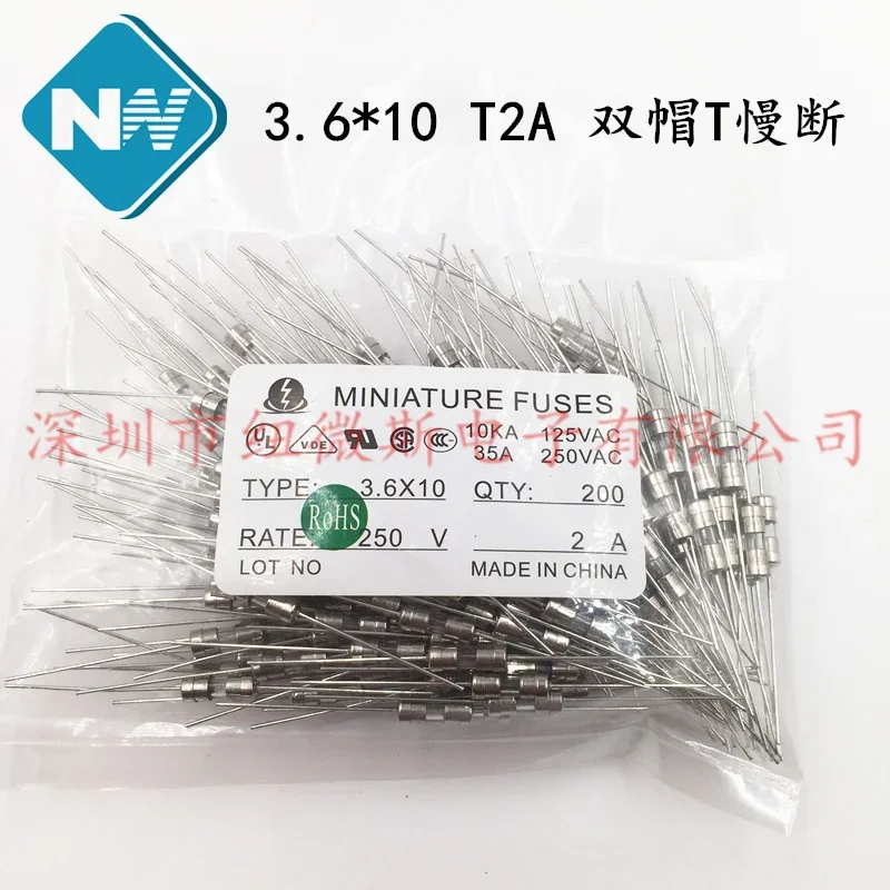 20Pcs 3.6*10 3*10 4*11 Glass fuse Fast/Slow blow 250V 0.5A 1A 2A 3A 3.15A 4A 5A 6.3A 10A 12A with legs F/T type 3.6x10 3x10 4x11