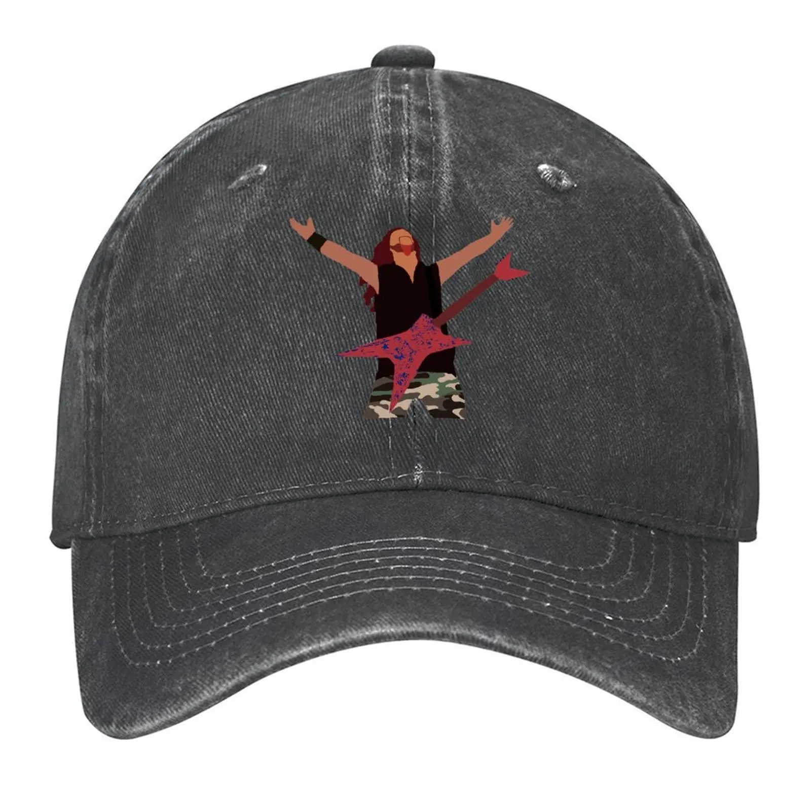 

Dimebag Darrell Baseball Cap Snap Back Hat Uv Protection Solar Hat Gentleman Hat sun caps Women Caps Men's
