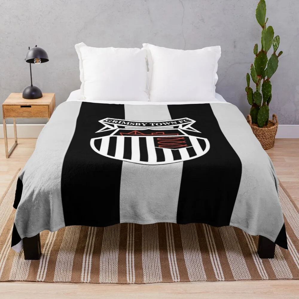 

Grimsby Town FC Throw Blanket Thermal Blanket Hairy Blankets