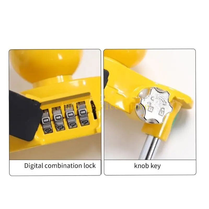 462A Trailer Yacht Anti-Theft Ball Coupler Padlock Code Password Lock U-shaped Hitch