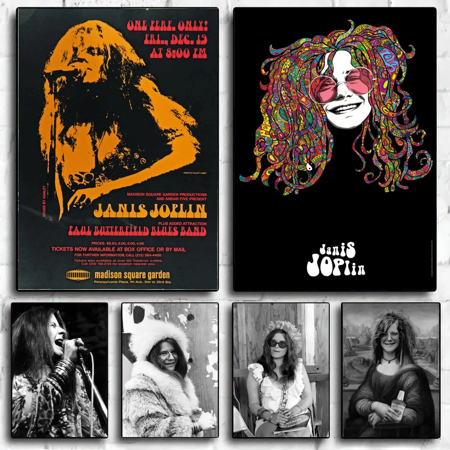 

janis joplin Decoration Art Poster Wall Art Personalized Gift Modern Family bedroom Decor Canvas Posters