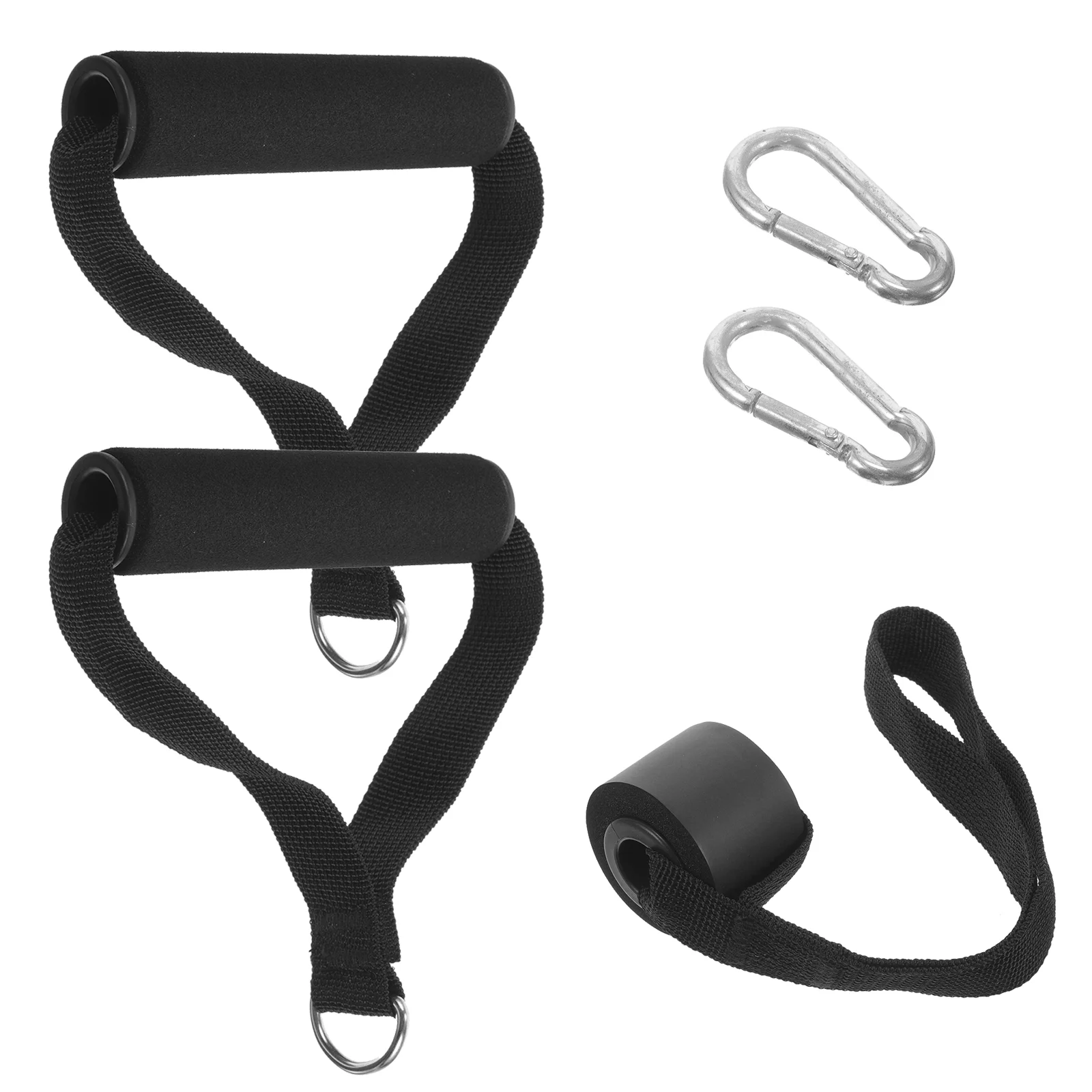 Tension Rope Set Daily Use Workout Handles Appendix Yoga Training Ergonomic Fitness Household Pull up Foam Metal Supply