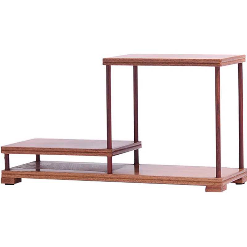 Solid wood rosewood small Bogu shelf storage ornament