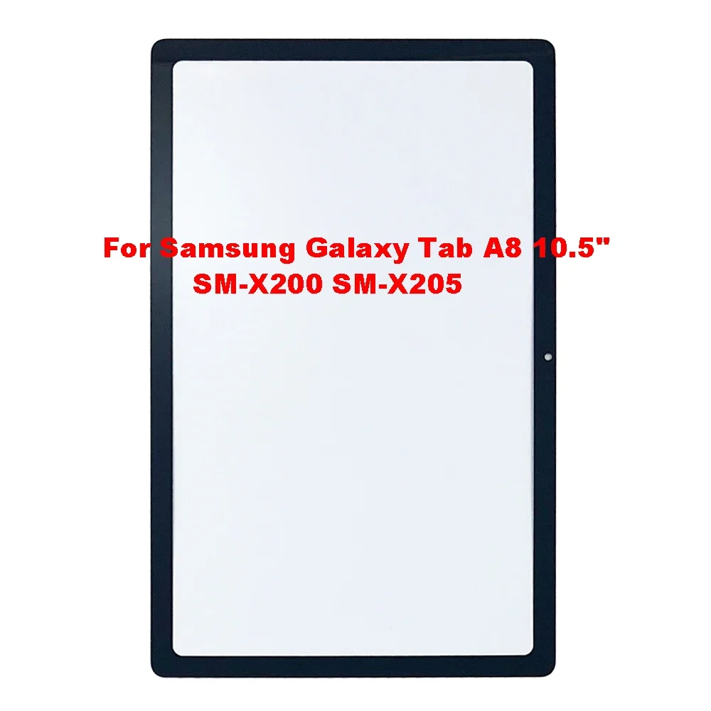 For Samsung Galaxy Tab A T290 T295 A7 T220 T225 T500 A8 X200 X205 Touch Screen Panel Tablet Front Outer LCD Glass Lens With OCA