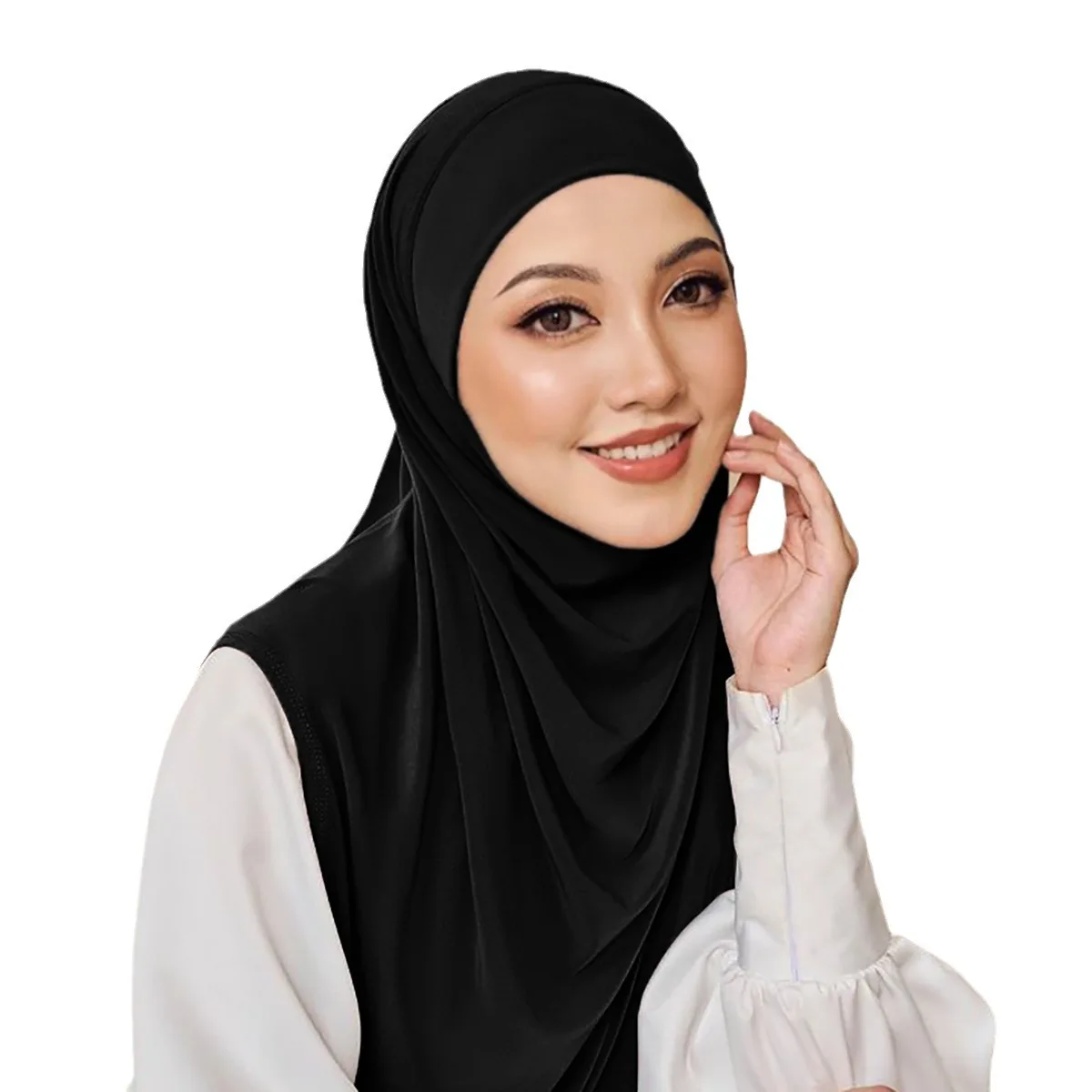 New Instant Hijab Bonnet Hijab donna musulmana velo Femme cappello donna musulmana moda Hijab Undercap foulard Headwraps per le donne