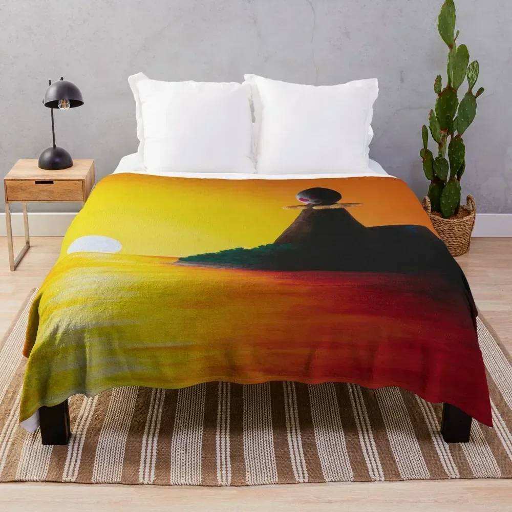 

Koholint Island Throw Blanket Plaid on the sofa Sofa Throw Summer Blankets