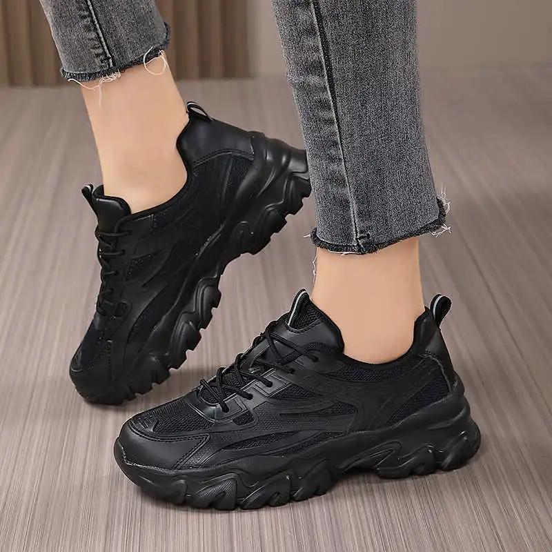 

Thick Sole Normal Leather Small Size Heel Shoes Woman 33 Dress Woman High Heeled Shoes Shoes Size 36 Sneakers Sport Retro