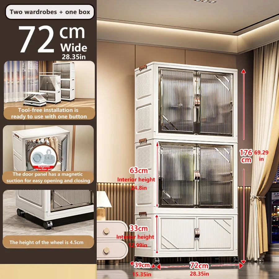 72 2 large 1 small