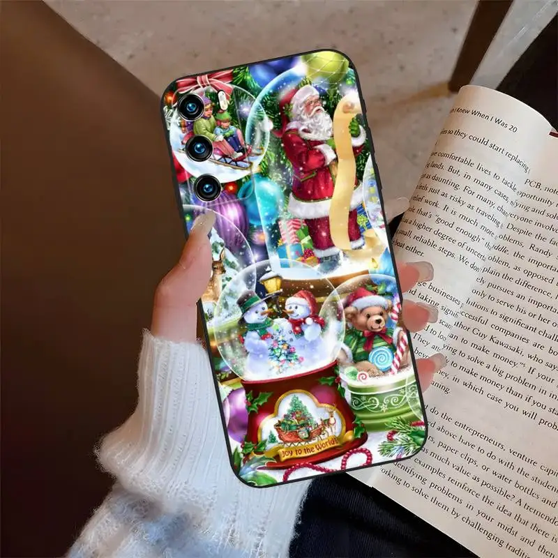 Christmas New Year Phone Case For Huawei Honor V30Pro V30 V20 V10 30 20 10 9 I S Lite 9X 9C 8X Psmart Z High Quality Cover