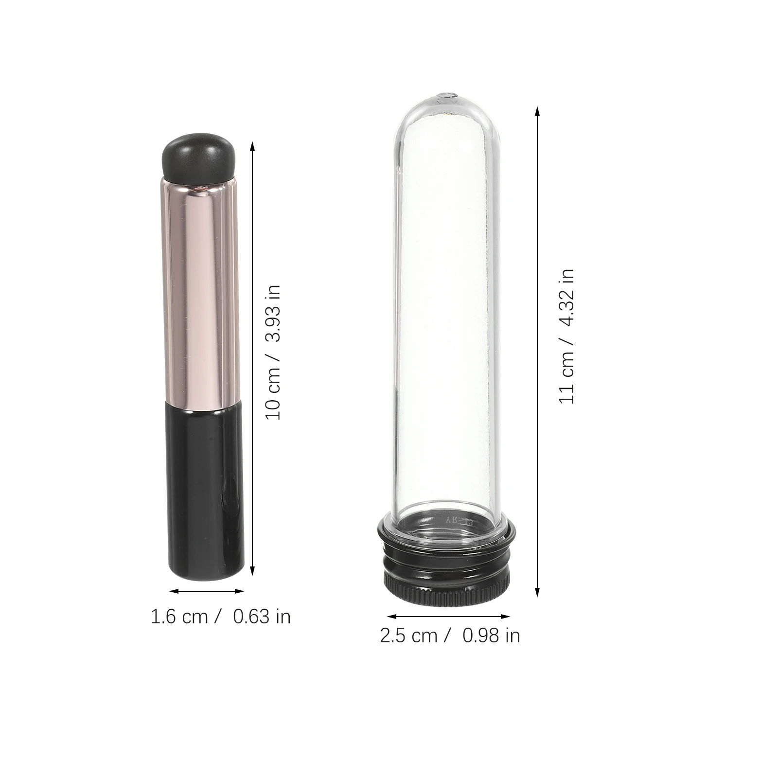 2 pçs escova labial escudo à prova de poeira silicone viagem mini aplicador de maquiagem reutilizável batom bálsamo gloss corretivo ferramentas