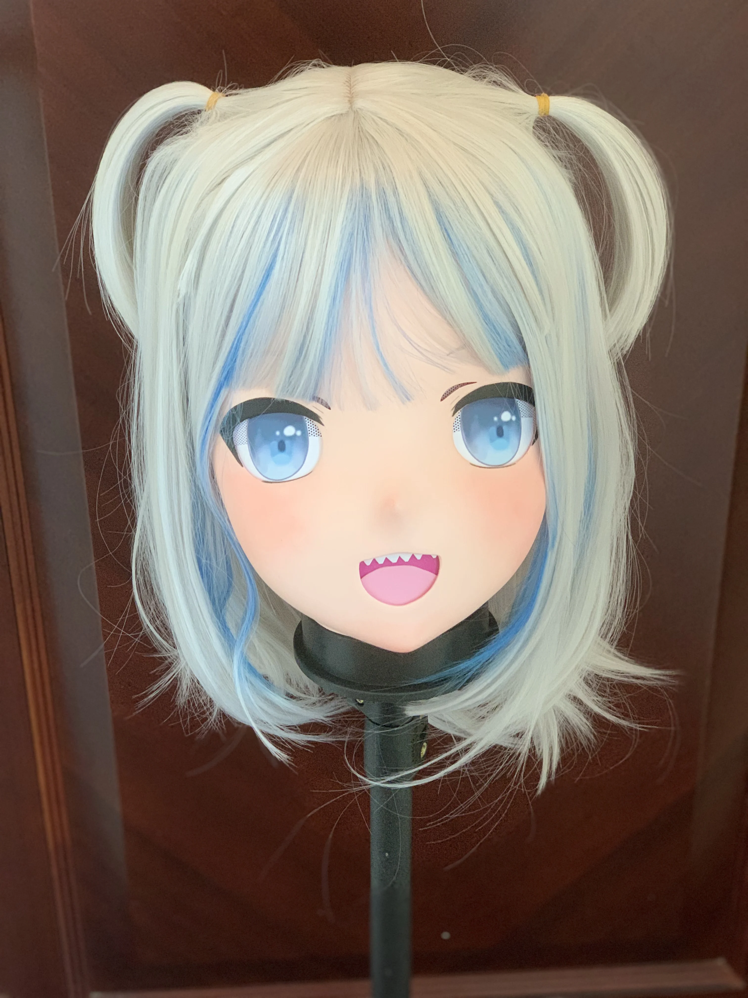 

(AL15) Customize Character ’Shark“ Female/Girl Resin Half/ Full Head With Lock Cosplay Japanese Anime Game Role Kigurumi Mask