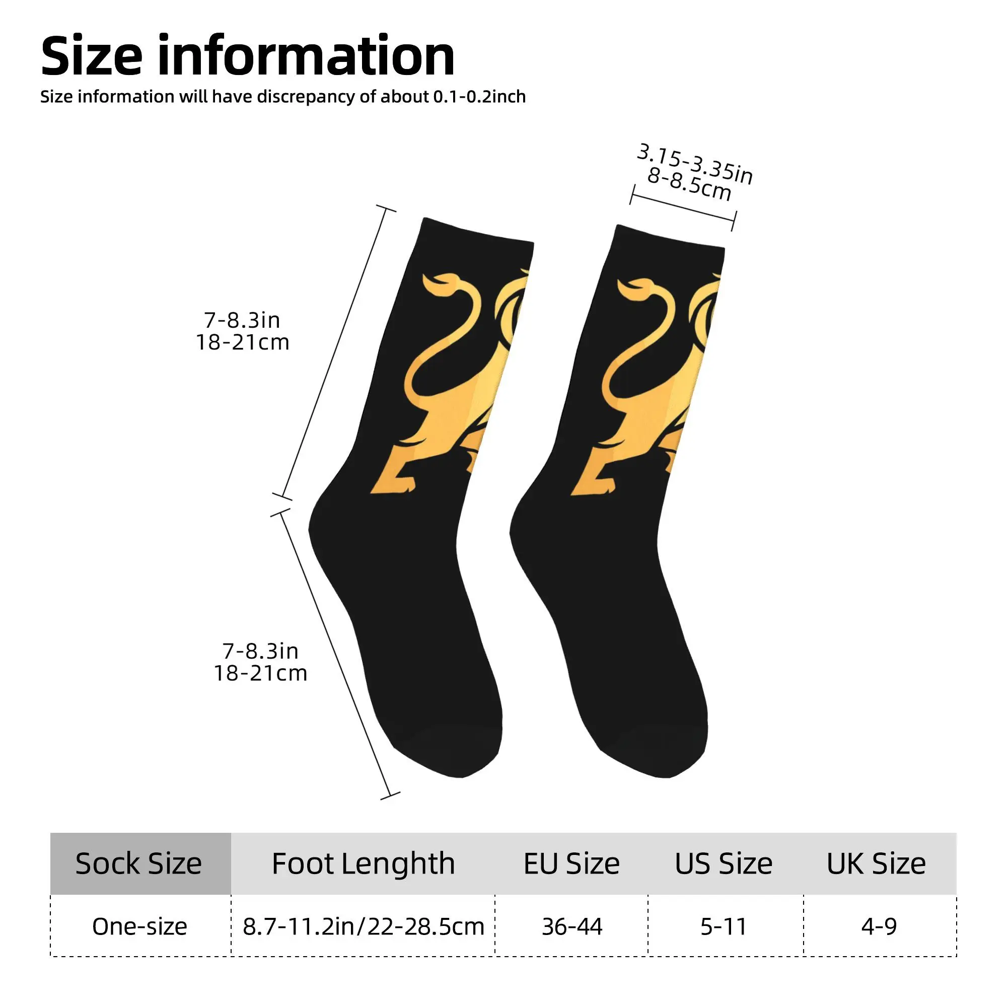 جوارب بريسبان ليونز هاراجوكو جوارب عالية الجودة لجميع المواسم جوارب طويلة إكسسوارات لهدايا الرجل والمرأة