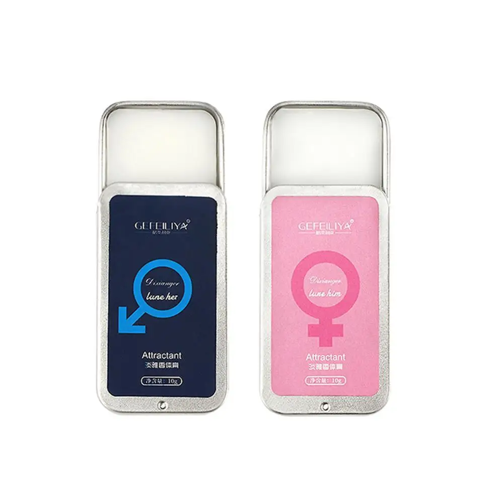 1pcs Woman Man Body Pheromone Perfume Balm Long Lasting 10g Fragrance Portable Perfume Deodorant Fragrance Cologne